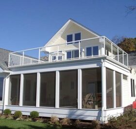 Duradek Vinyl Waterproofing Roof Deck Over Screened Porch